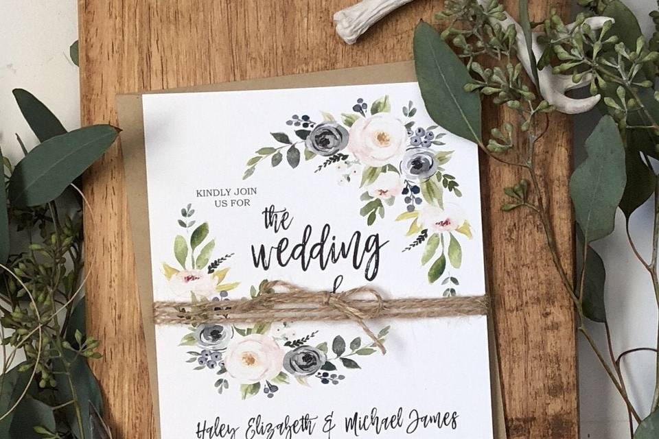 Rustic Floral wedding