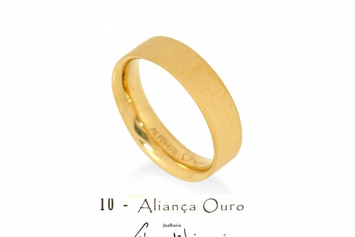 Aliança Ouro - Ana de Lima