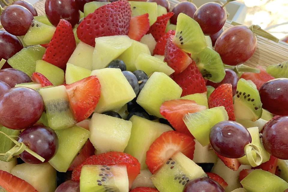 Espetadas de fruta
