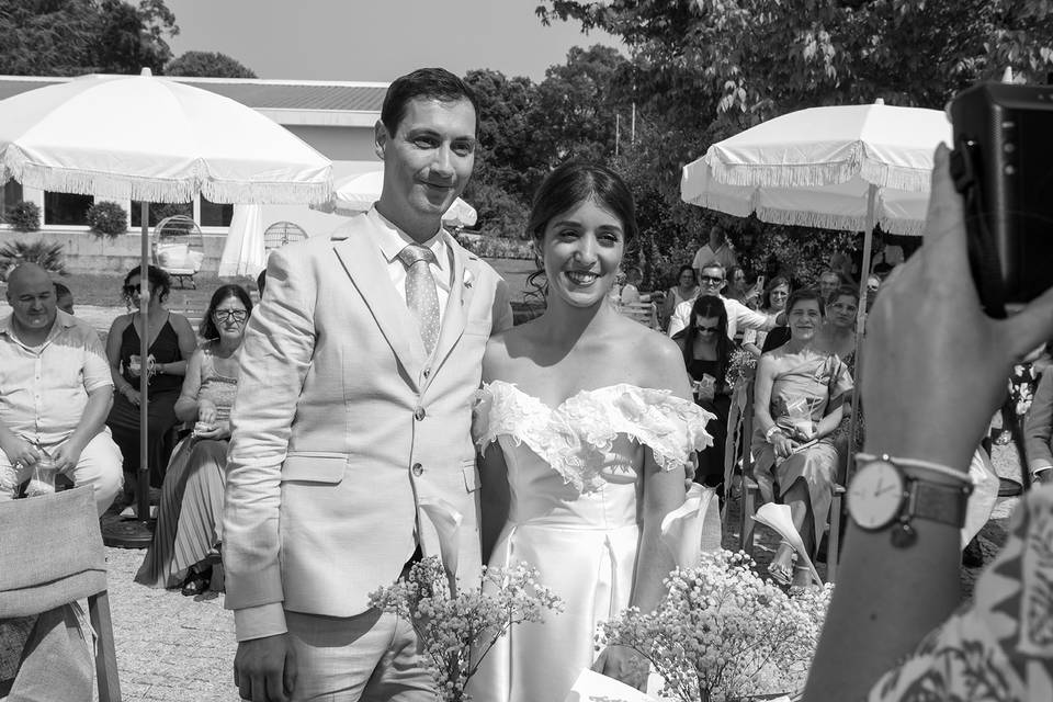 A primeira fotografia casados