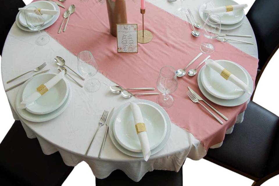 Decoração de mesas com flores