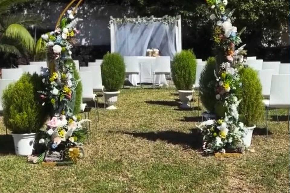 Casamento ar livre Carolina e