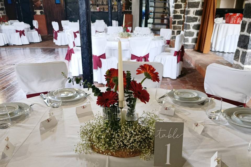 Casamento tons de vermelho