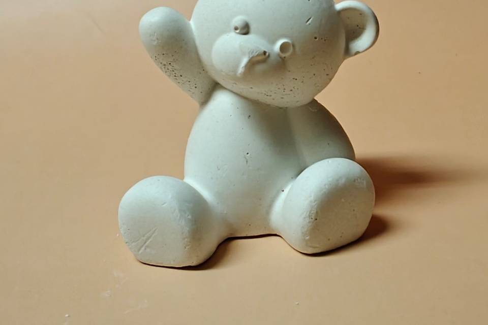 Urso gesso perfumado