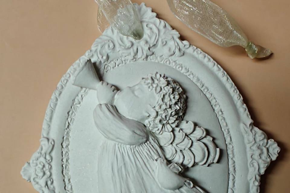 Anjo gesso perfumado