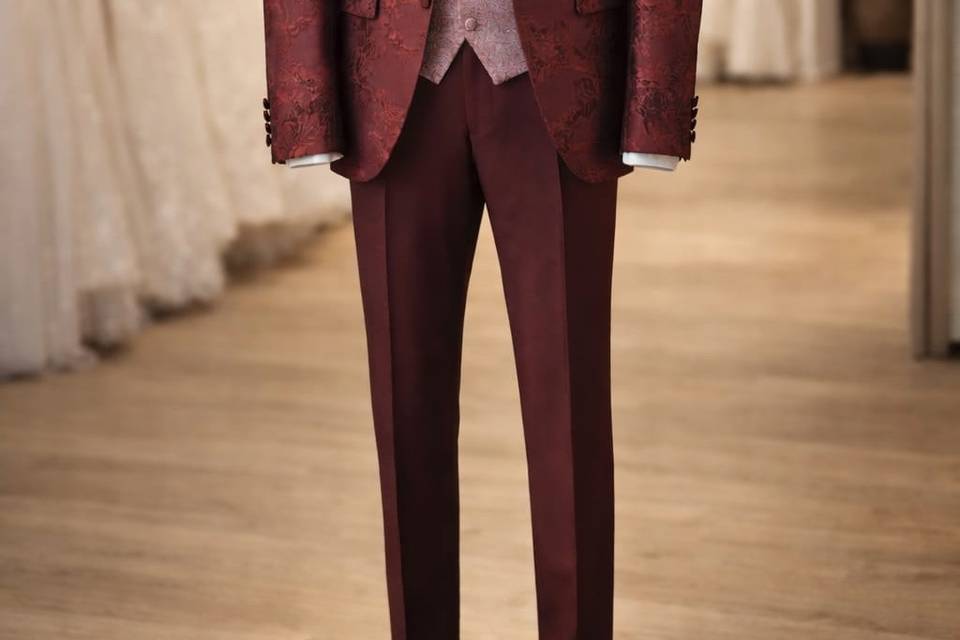 Fato Noivo Vermelho