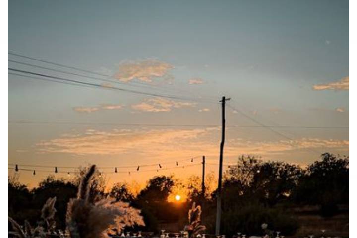 Por do sol lindo
