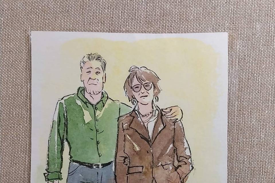 Desenho de convidados