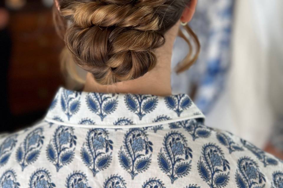 Bridesmaid updo