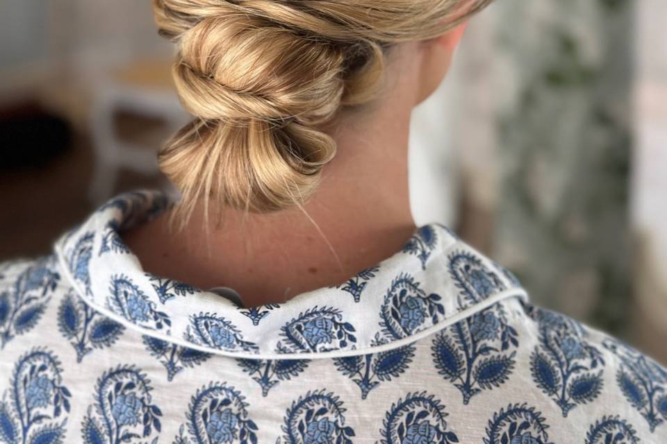 Bridesmaid updo