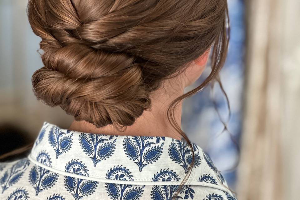 Bridesmaid updo