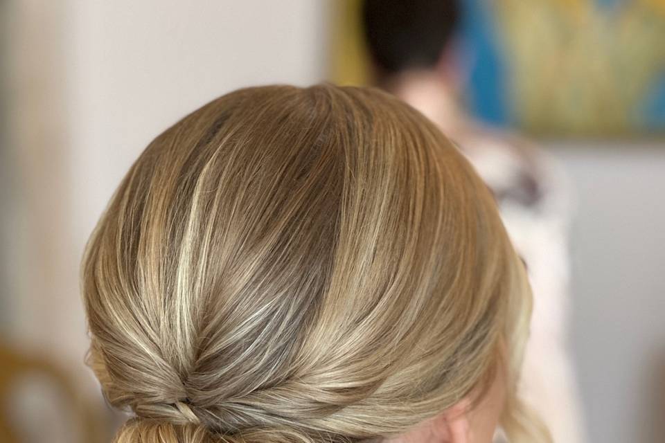 Bridesmaid updo