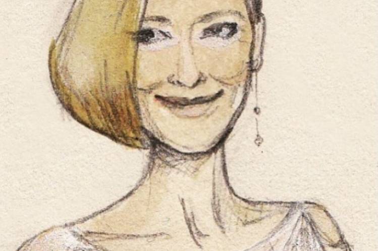 Retrato exemplo Cate Blanchett