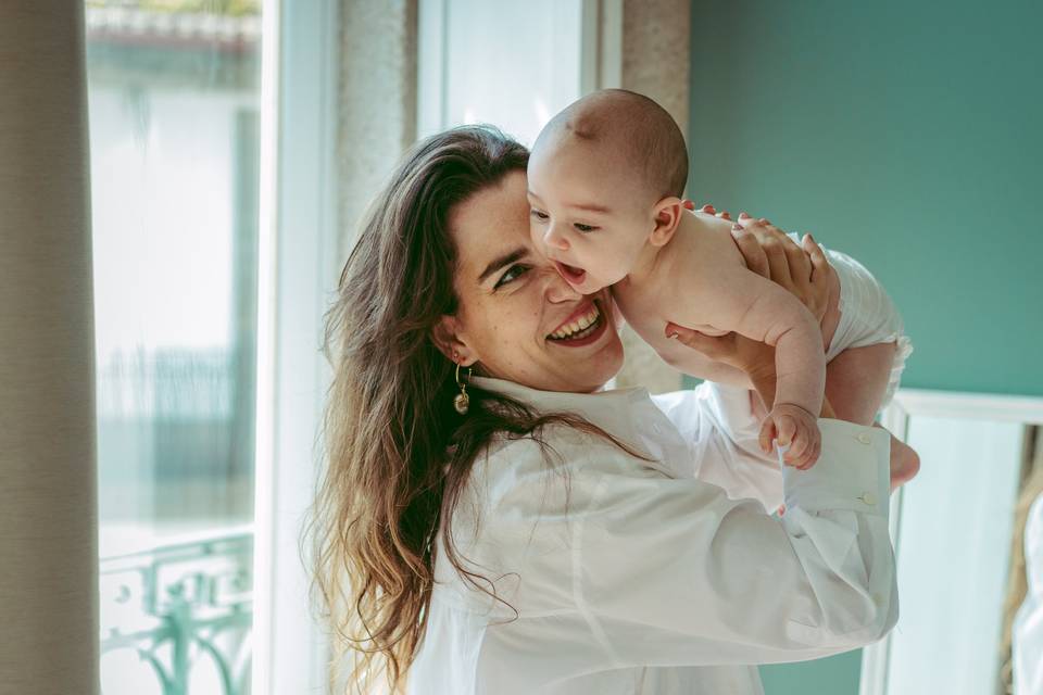 Mãe e filho como um só