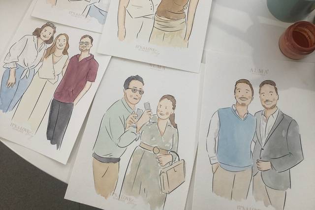 Ilustrações convidados