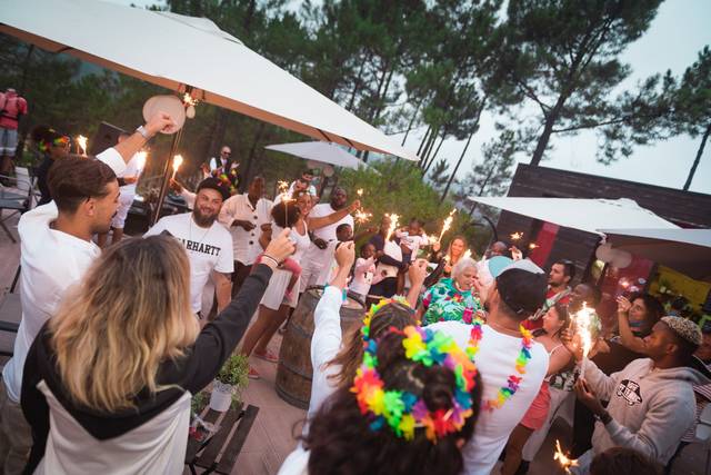 Animação em evento