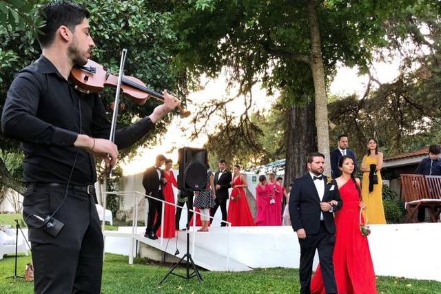 Violinista na Cerimonia Civil
