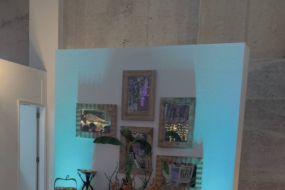 Luz ambiente sem cabos no chão