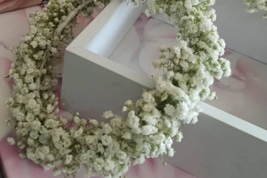 Tiara para menina das alianças