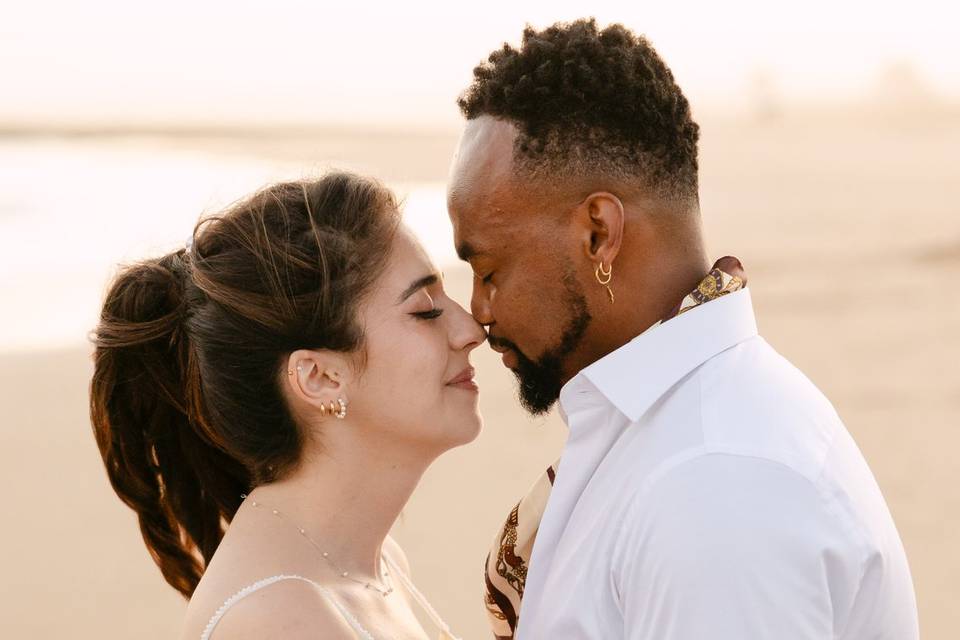 Sessão de Casal na praia VRSA