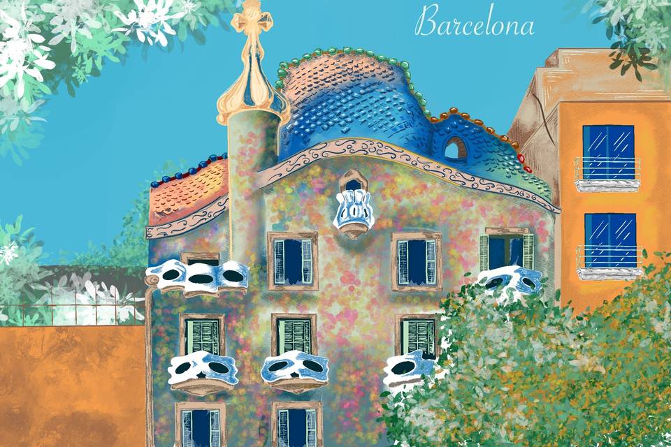 Centro de mesa - Barcelona