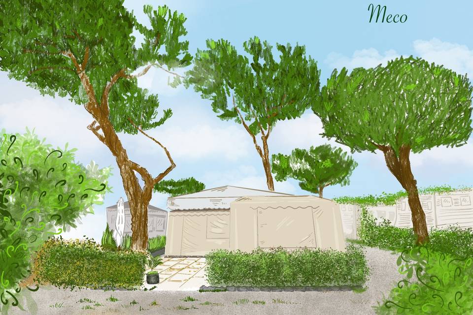 Centro de mesa - Meco