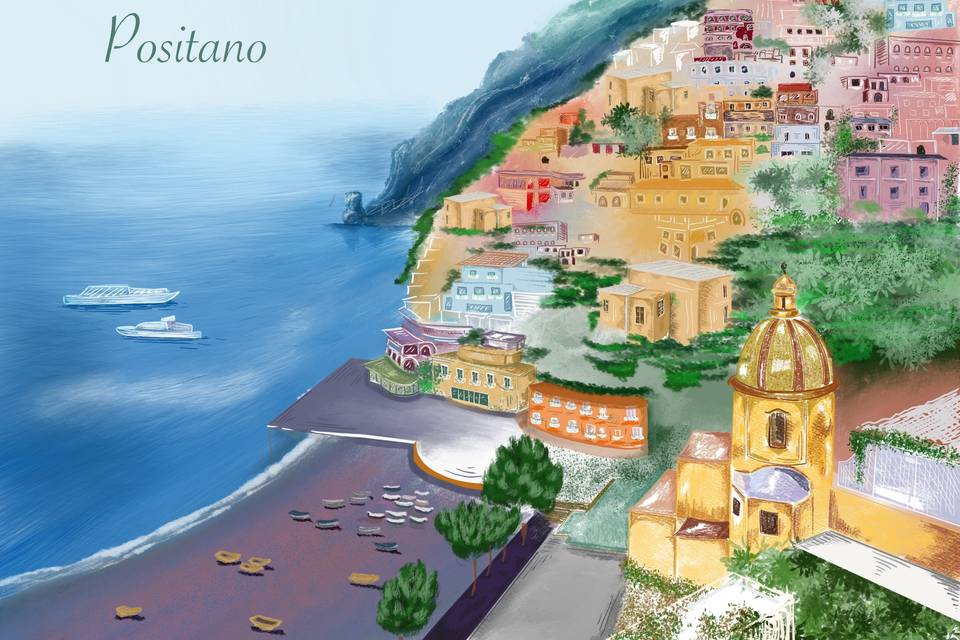 Centro de mesa - Positano