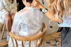 Preparação de Penteado