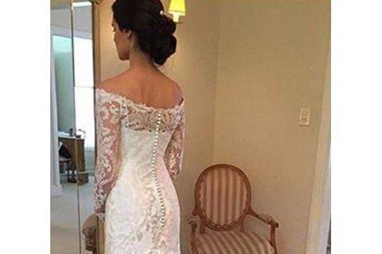 Vestido de noiva em renda