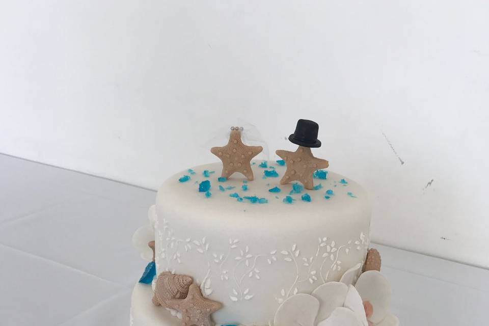 Star Wedding Cake
