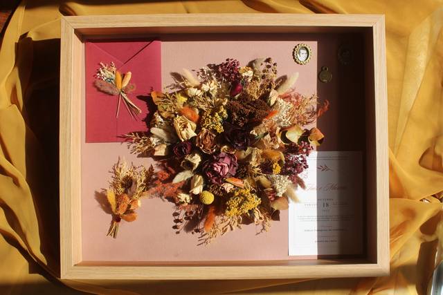 Flores 3D+convite+lapela