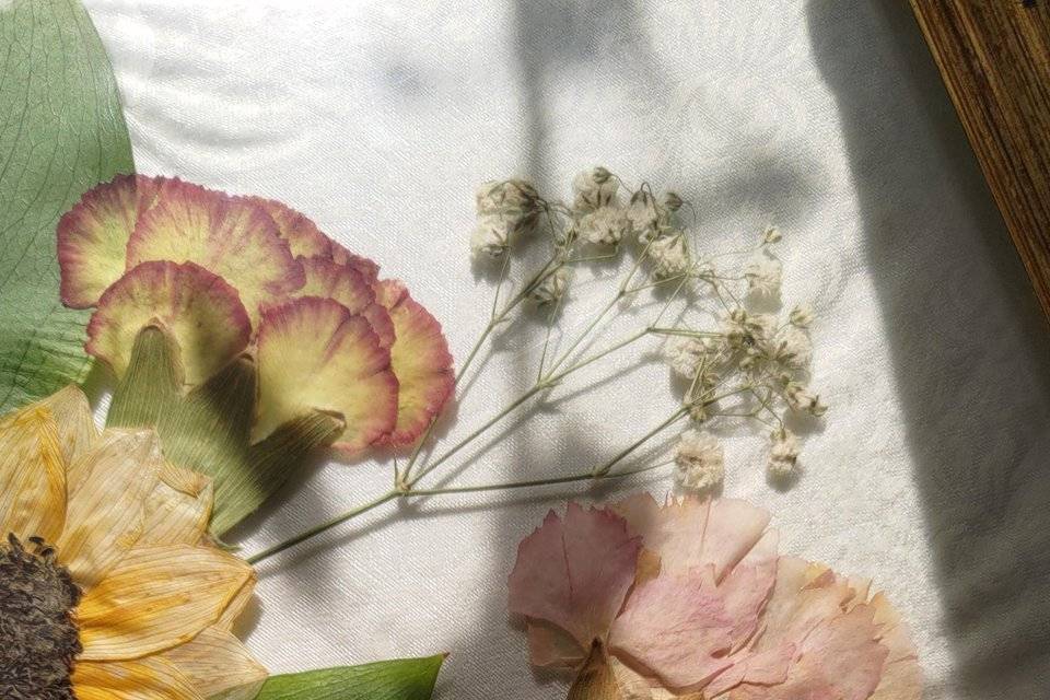 Detalhe bouquet preservado