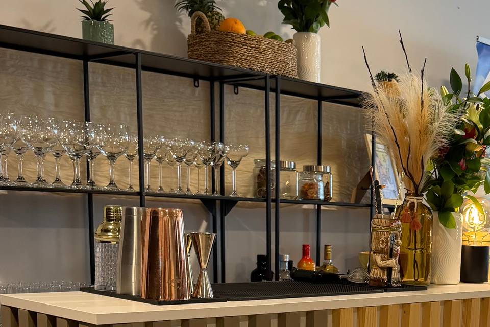 Nossa montagem de bar