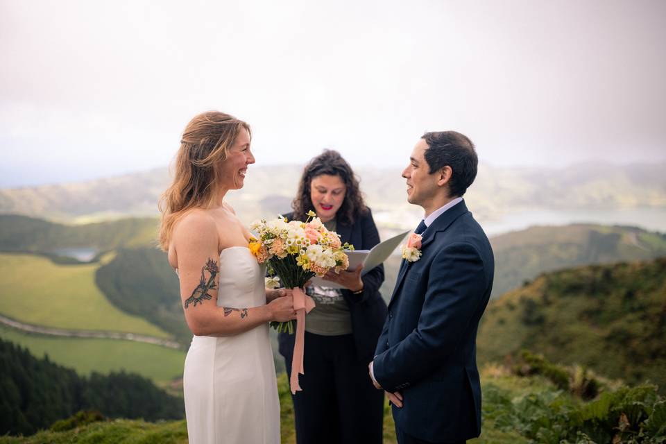 Intimate wedding
