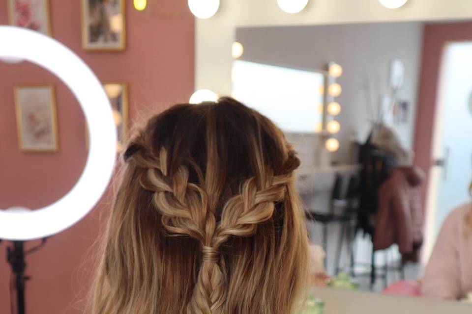 Penteado com tranças