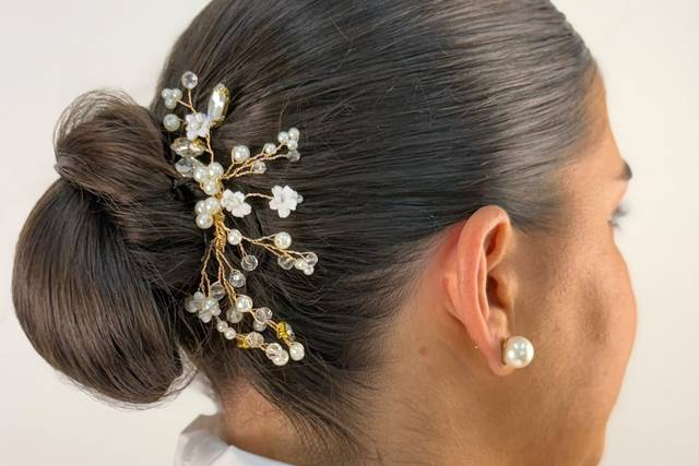 Maquilhagem e penteado noiva
