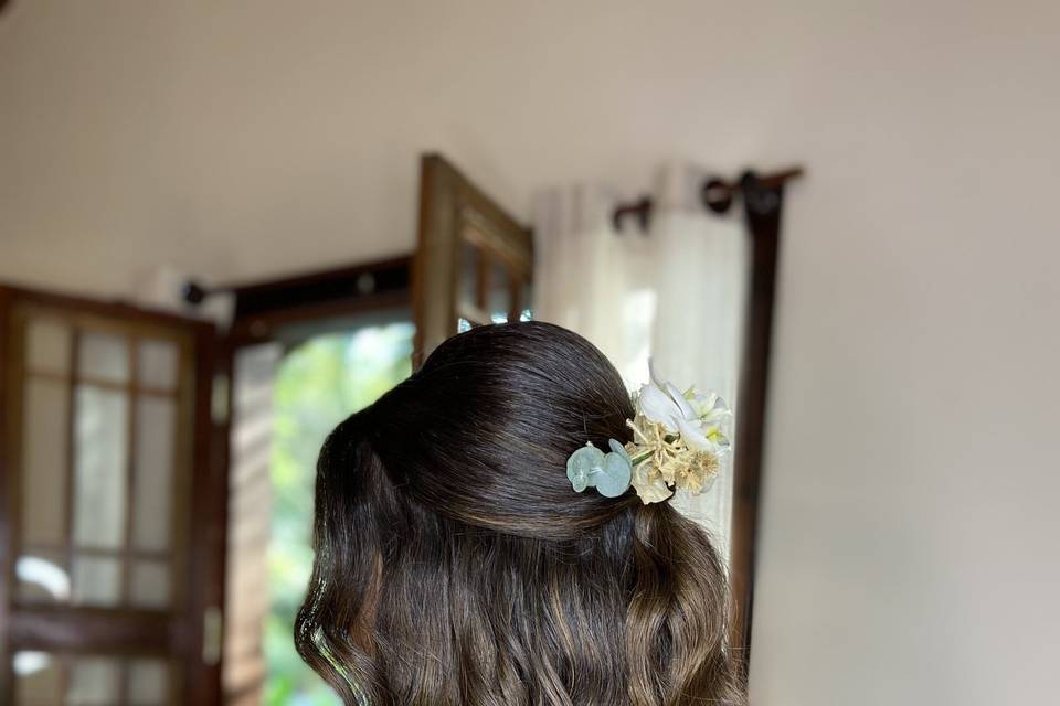 Penteado semi preso