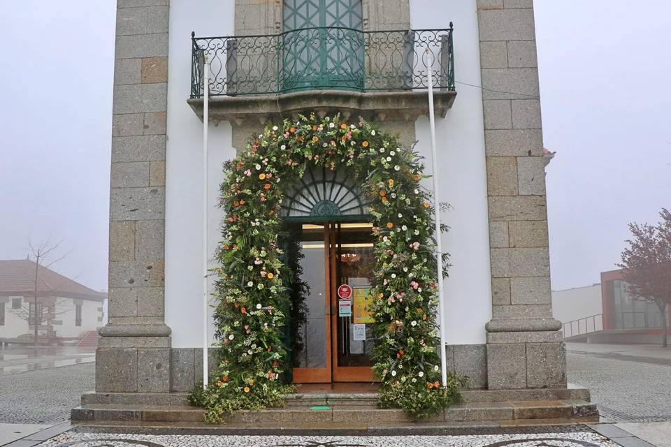 Arco entrada igreja