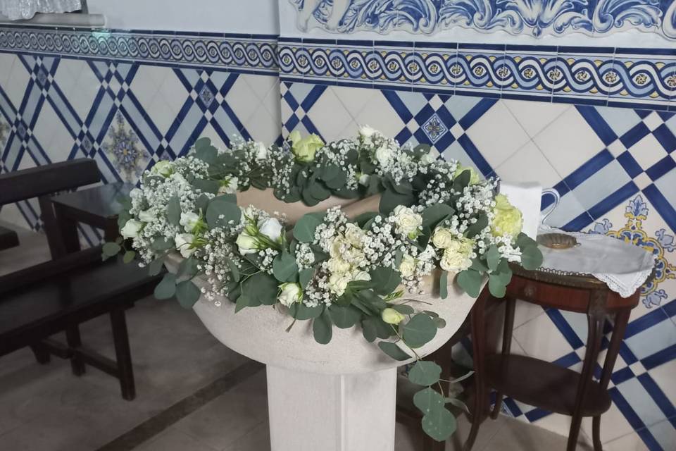 Pia batismal para batizados