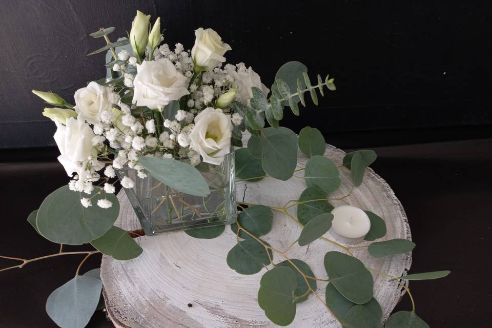 Exemplo de arranjo para mesas