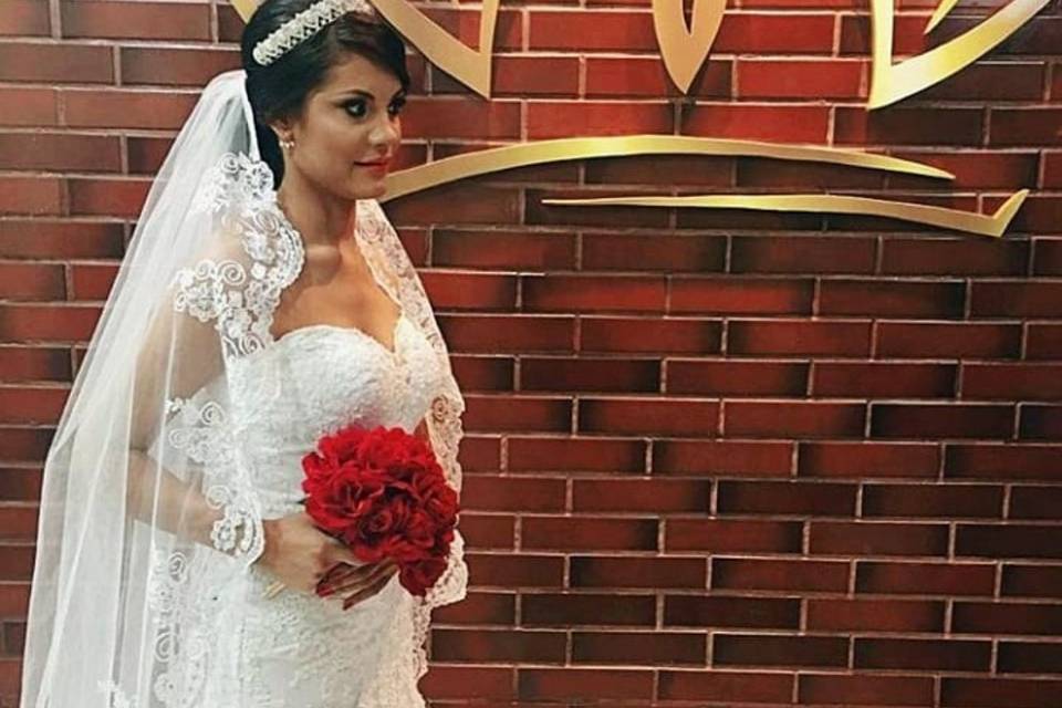 Beleza e emoção no grande dia.