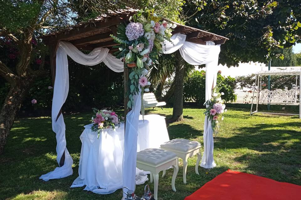 Decoração de altar