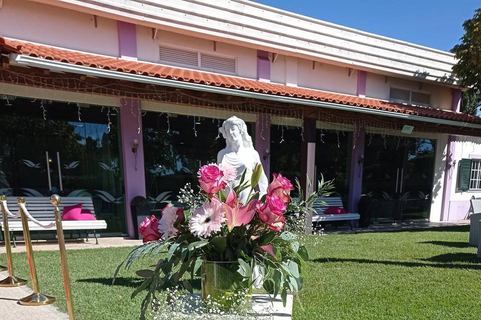 Decoração de salão de casament