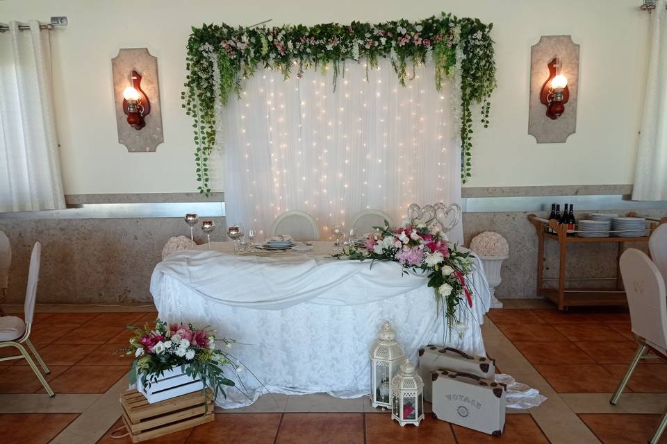 Decoração de salão de casament