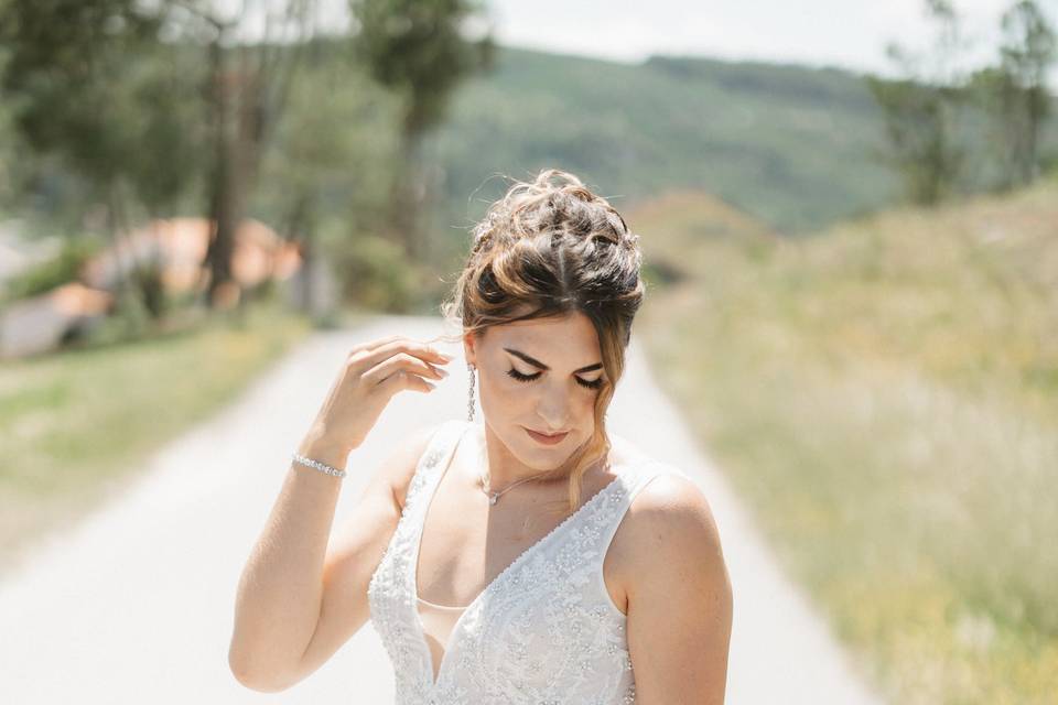 maquilhagem de noiva elegante