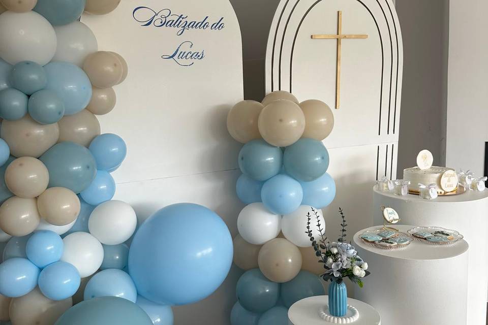 Decoração com balões