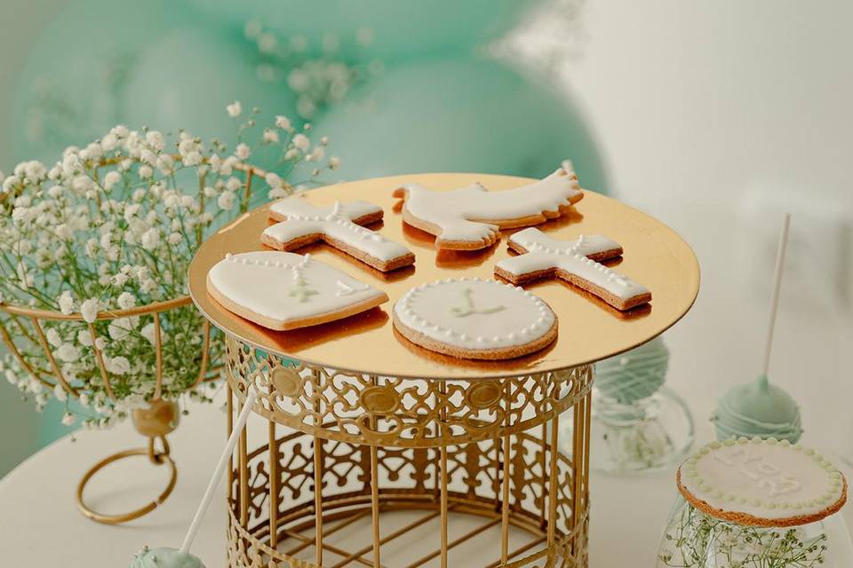 Decor de mesa do bolo