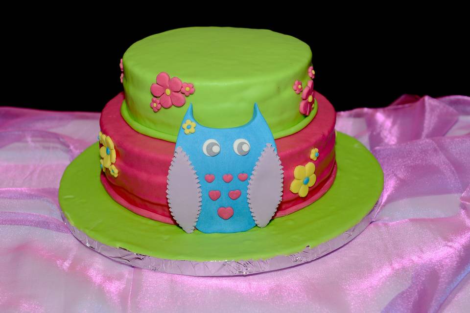 Bolo de batizado personalizado