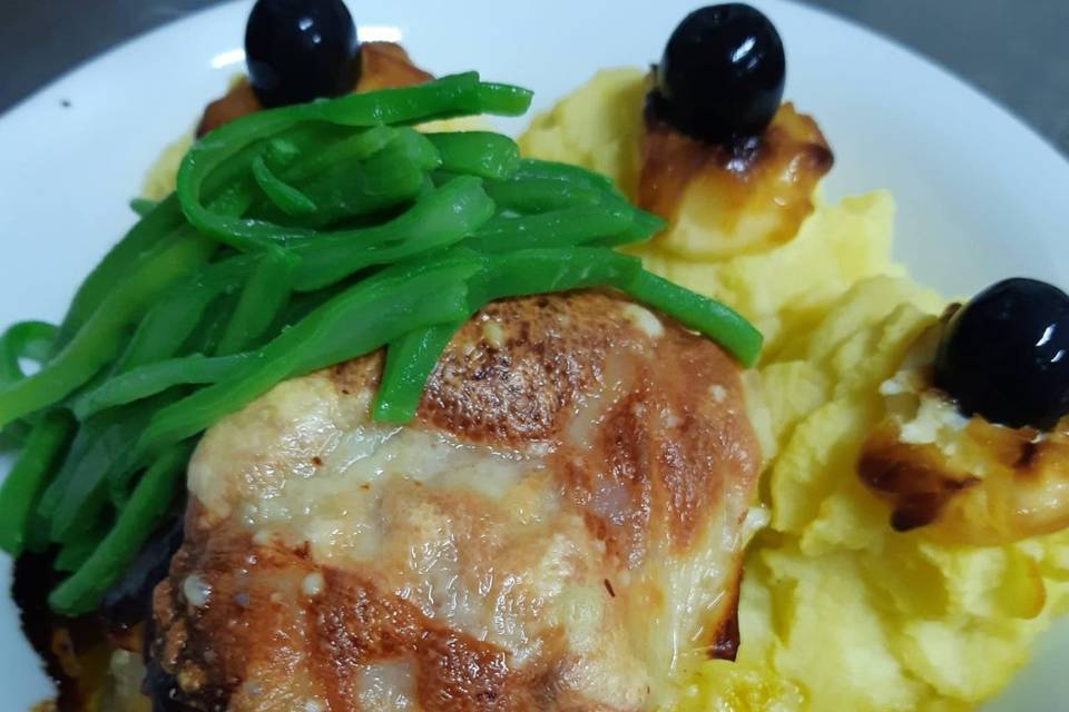 Bacalhau gratinado