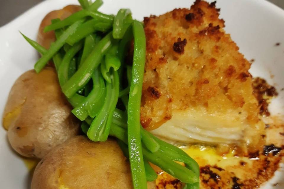 Bacalhau c/ capote de milho